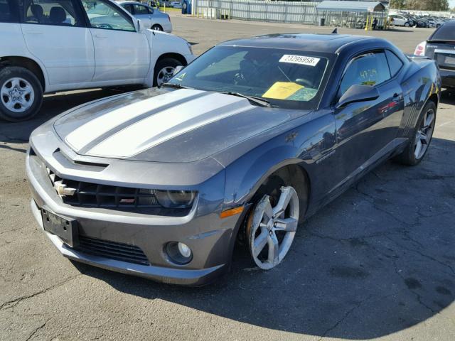 2G1FK1EJ2A9199063 - 2010 CHEVROLET CAMARO SS Grafito foto 2