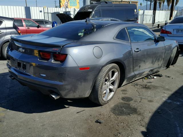 2G1FK1EJ2A9199063 - 2010 CHEVROLET CAMARO SS Grafito foto 4