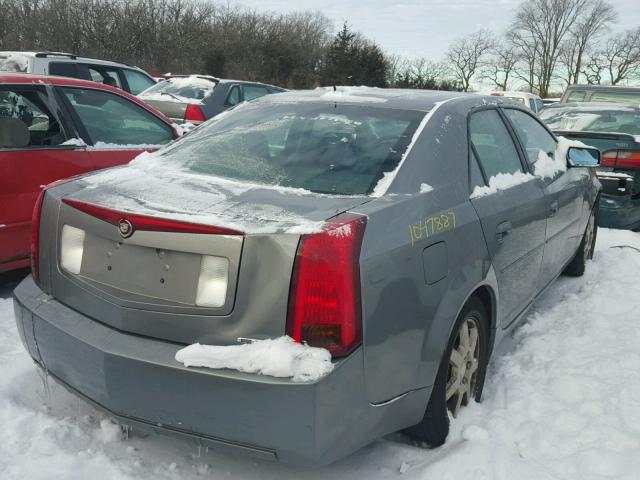 1G6DM56T050190817 - 2005 CADILLAC CTS GRAY photo 4