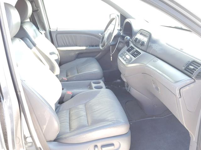 5FNRL3H64AB009795 - 2010 HONDA ODYSSEY EX GRAY photo 5