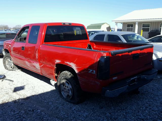 1GCEK19T03E344812 - 2003 CHEVROLET SILVERADO RED photo 3