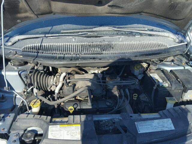 2D4GP44L26R635146 - 2006 DODGE GRAND CARA BLUE photo 7