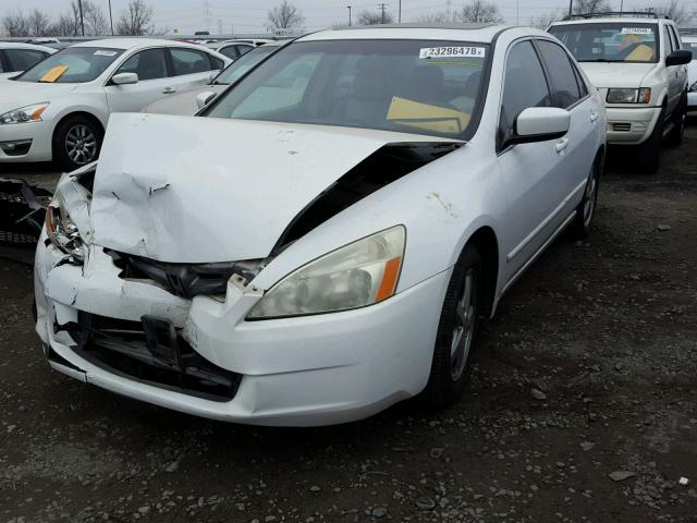 1HGCM56824A057023 - 2004 HONDA ACCORD EX WHITE photo 2