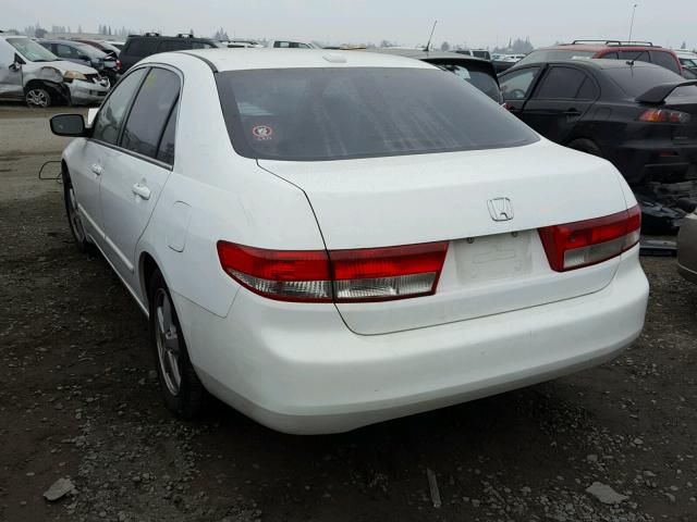 1HGCM56824A057023 - 2004 HONDA ACCORD EX WHITE photo 3