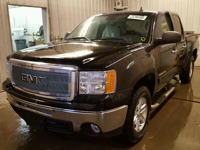 3GTP2VE36BG225417 - 2011 GMC SIERRA K15 BLACK photo 2