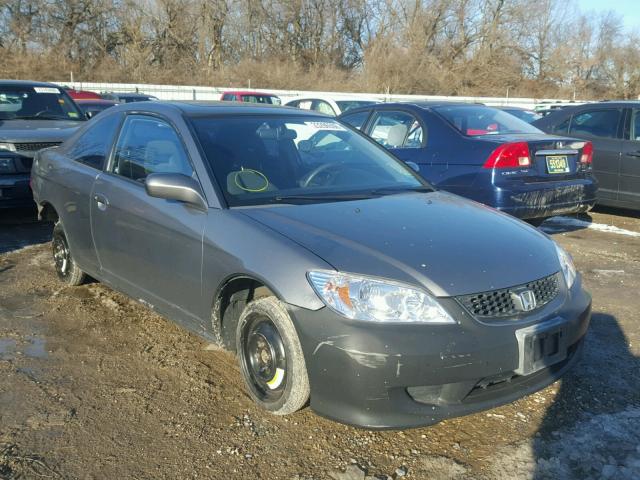 1HGEM22954L033213 - 2004 HONDA CIVIC EX ნაცრისფერი ფოტო 1