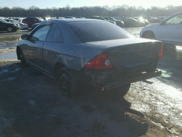 1HGEM22954L033213 - 2004 HONDA CIVIC EX ნაცრისფერი ფოტო 3