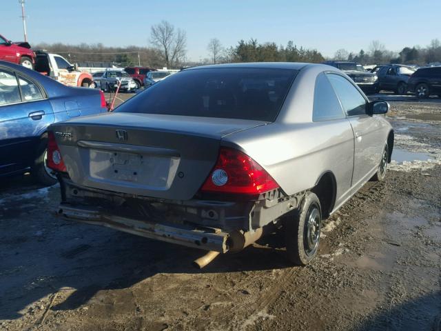 1HGEM22954L033213 - 2004 HONDA CIVIC EX ნაცრისფერი ფოტო 4
