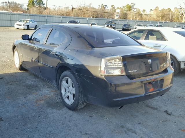 2B3KA53H58H103265 - 2008 DODGE CHARGER R/ BLACK photo 3