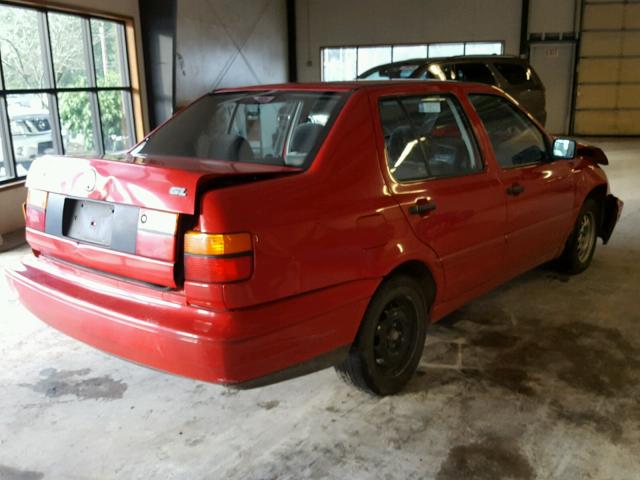 3VWRA81H1WM209144 - 1998 VOLKSWAGEN JETTA GL RED photo 4