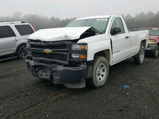 1GCNCPEH5EZ135711 - 2014 CHEVROLET SILVERADO WHITE photo 2