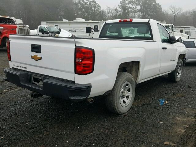 1GCNCPEH5EZ135711 - 2014 CHEVROLET SILVERADO WHITE photo 4