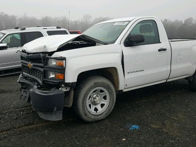 1GCNCPEH5EZ135711 - 2014 CHEVROLET SILVERADO WHITE photo 9