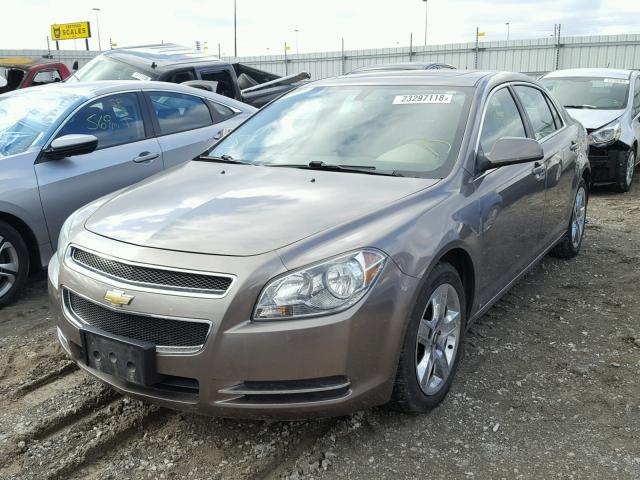 1G1ZC5EB8AF115149 - 2010 CHEVROLET MALIBU 1LT BROWN photo 2