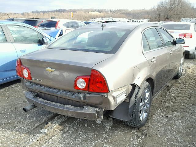 1G1ZC5EB8AF115149 - 2010 CHEVROLET MALIBU 1LT BROWN photo 4