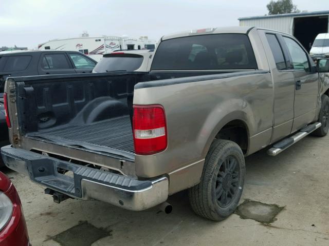 1FTPX12594FA33784 - 2004 FORD F150 TAN photo 4