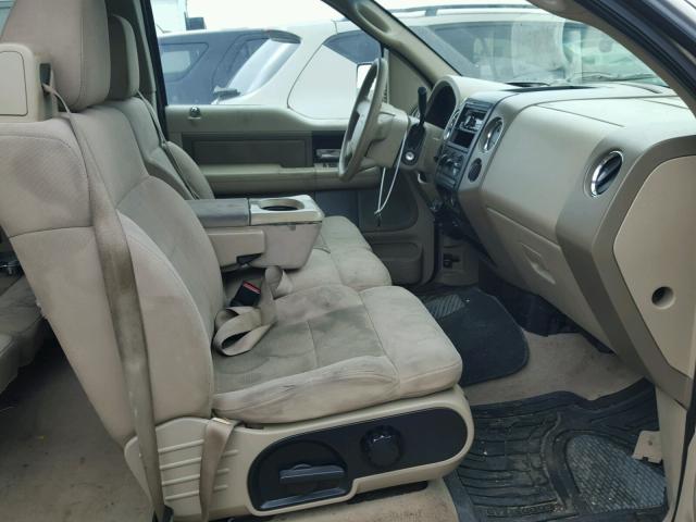 1FTPX12594FA33784 - 2004 FORD F150 TAN photo 5