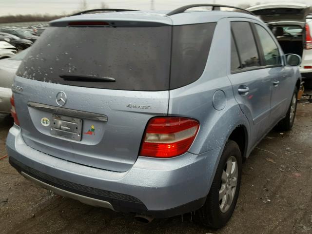 4JGBB86E57A201445 - 2007 MERCEDES-BENZ ML 350 SILVER photo 4