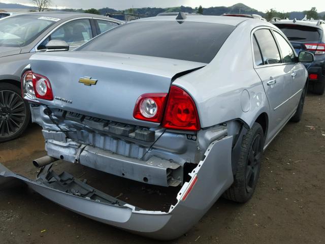 1G1ZD5EU5CF374148 - 2012 CHEVROLET MALIBU 2LT SILVER photo 4