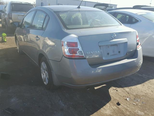 3N1AB61E08L677286 - 2008 NISSAN SENTRA 2.0 GRAY photo 3