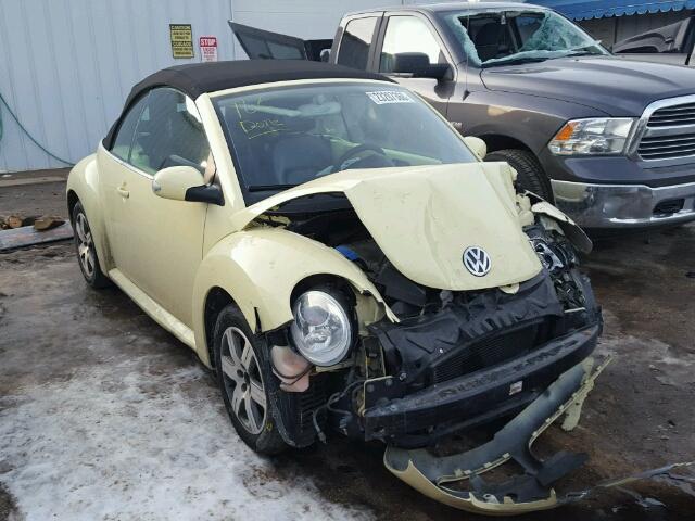 3VWRF31Y96M330881 - 2006 VOLKSWAGEN NEW BEETLE 黄色 照片 1