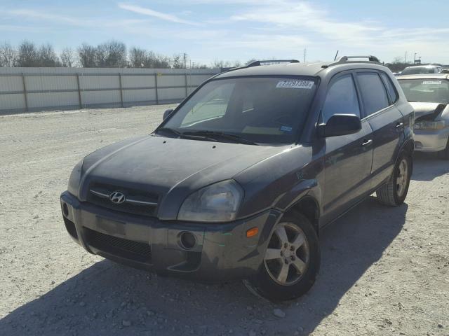 KM8JM12B27U574109 - 2007 HYUNDAI TUCSON GLS GRAY photo 2