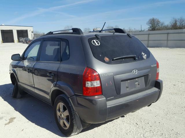 KM8JM12B27U574109 - 2007 HYUNDAI TUCSON GLS GRAY photo 3