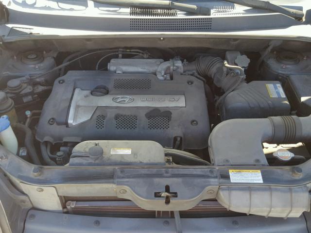 KM8JM12B27U574109 - 2007 HYUNDAI TUCSON GLS GRAY photo 7