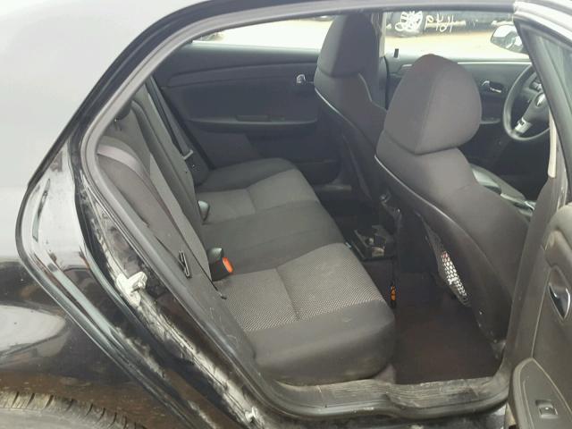 1G1ZC5EB5AF117165 - 2010 CHEVROLET MALIBU 1LT 黑色 照片 6