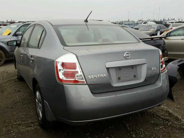 3N1AB61EX7L694806 - 2007 NISSAN SENTRA SILVER photo 3