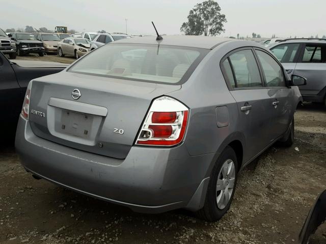 3N1AB61EX7L694806 - 2007 NISSAN SENTRA SILVER photo 4