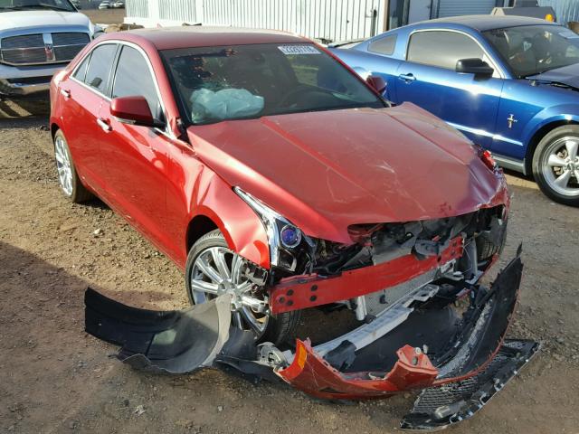 1G6AB5RA1D0142227 - 2013 CADILLAC ATS LUXURY RED photo 1