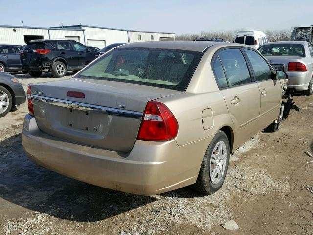 1G1ZS58F47F222144 - 2007 CHEVROLET MALIBU LS TAN photo 4