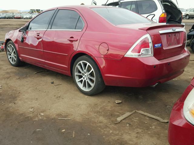 3FAHP081X9R156061 - 2009 FORD FUSION SEL RED photo 3