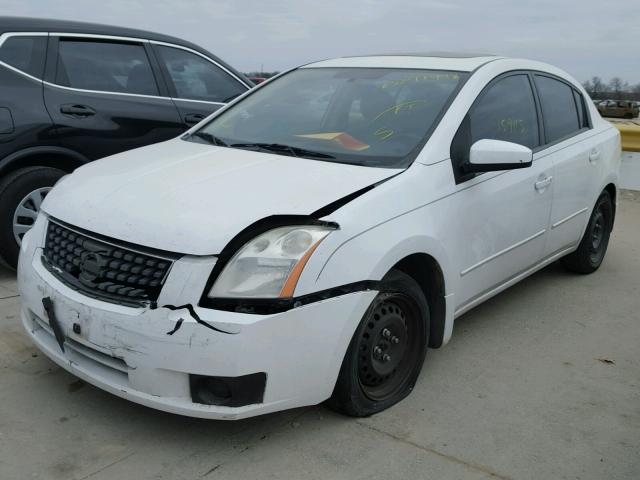 3N1AB61E87L689118 - 2007 NISSAN SENTRA 2.0 WHITE photo 2