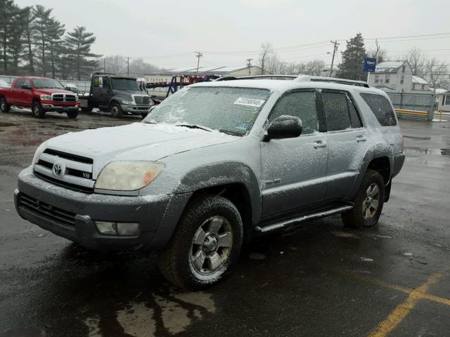 JTEBT14R730008496 - 2003 TOYOTA 4RUNNER SR SILVER photo 2