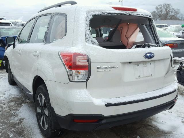 JF2SJABC0HH450278 - 2017 SUBARU FORESTER 2 WHITE photo 3