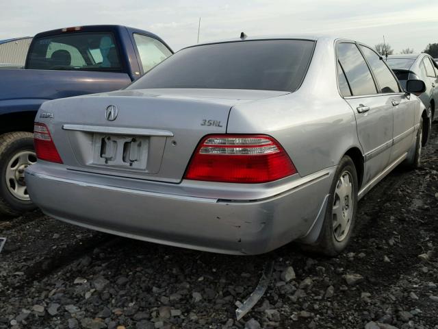 JH4KA965X3C001090 - 2003 ACURA 3.5RL SILVER photo 4