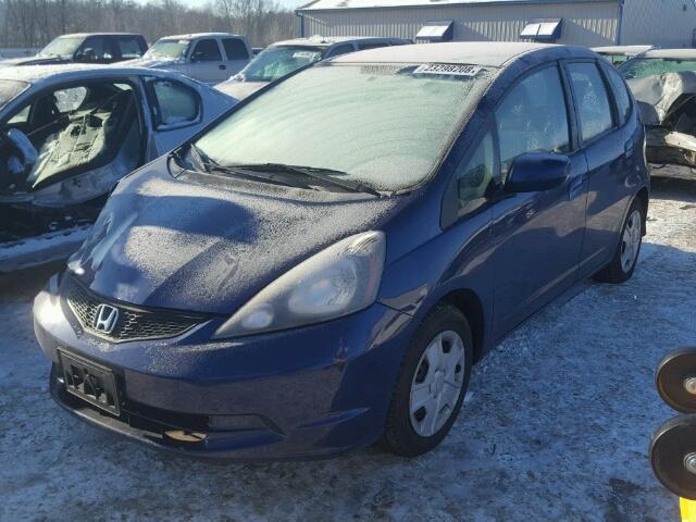 JHMGE8G3XCC005139 - 2012 HONDA FIT BLUE photo 2