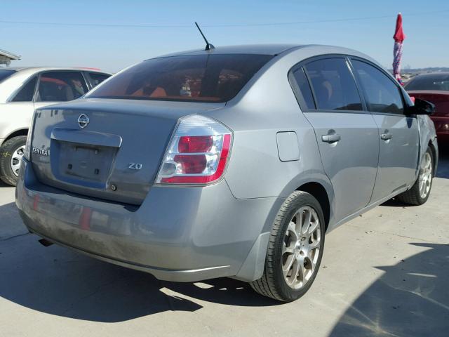 3N1AB61E87L693704 - 2007 NISSAN SENTRA 2.0 GRAY photo 4