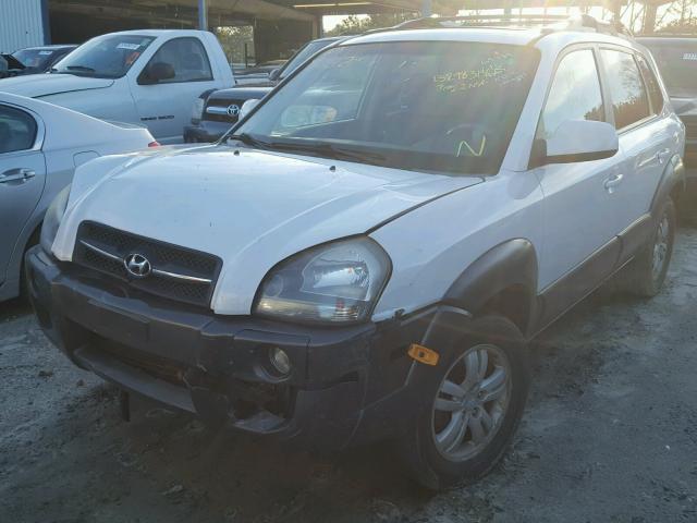 KM8JN12D47U639847 - 2007 HYUNDAI TUCSON SE WHITE photo 9