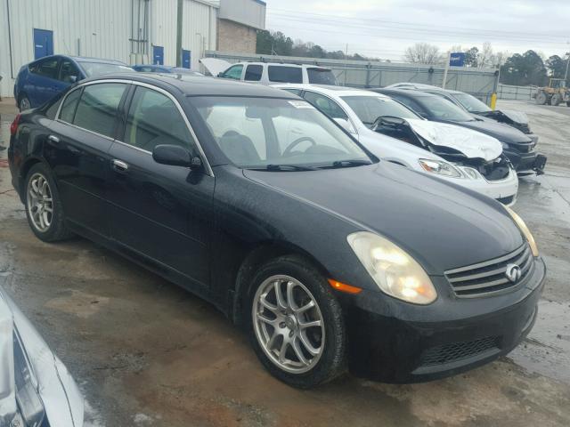 JNKCV51E56M516862 - 2006 INFINITI G35 BLACK photo 1