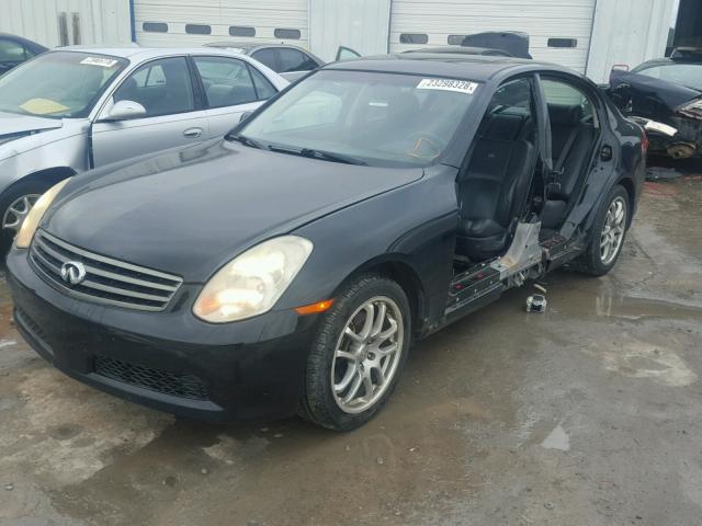 JNKCV51E56M516862 - 2006 INFINITI G35 BLACK photo 2