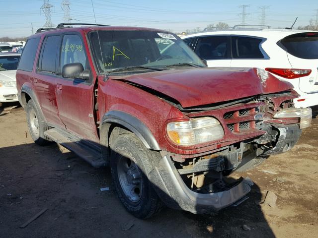 1FMZU73E51ZA45567 - 2001 FORD EXPLORER X RED photo 1