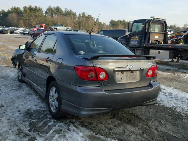 2T1BR32E97C854087 - 2007 TOYOTA COROLLA CE GRAY photo 3