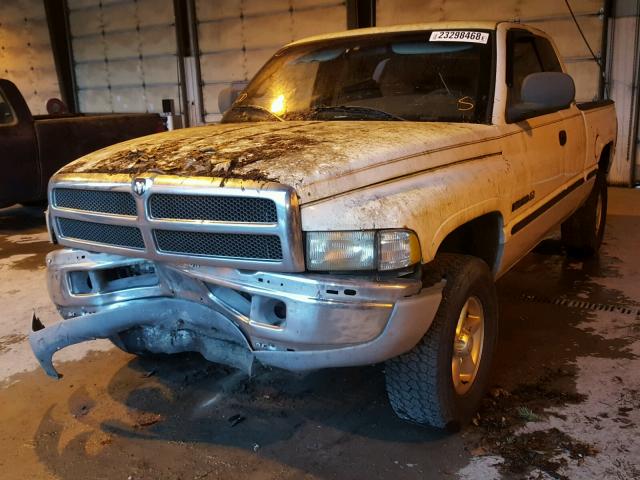 3B7HF13Z5XG121727 - 1999 DODGE RAM 1500 WHITE photo 2