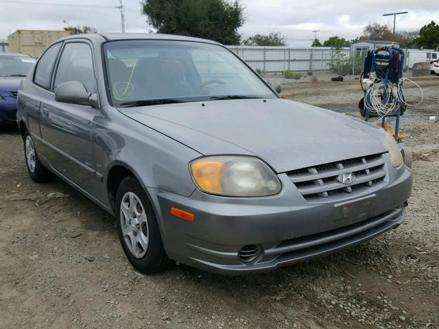 KMHCG35C65U341265 - 2005 HYUNDAI ACCENT GS GRAY photo 1