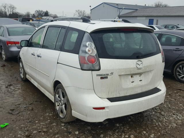 JM1CR293560101541 - 2006 MAZDA 5 WHITE photo 3