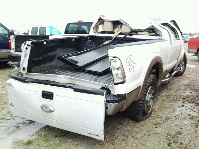 1FT7W2B6XDEA32098 - 2013 FORD F250 SUPER WHITE photo 4