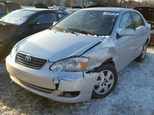 2T1BR30E18C888786 - 2008 TOYOTA COROLLA CE SILVER photo 2